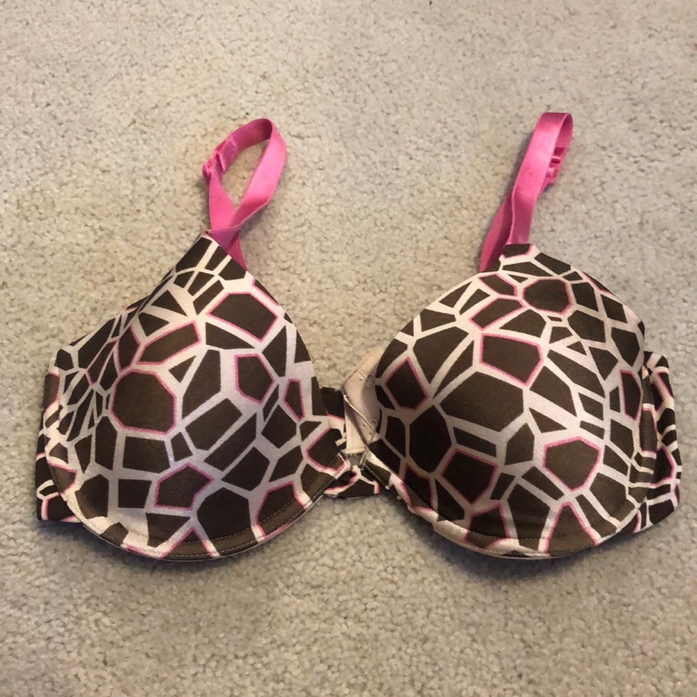 Giraffe Print Push up Bra